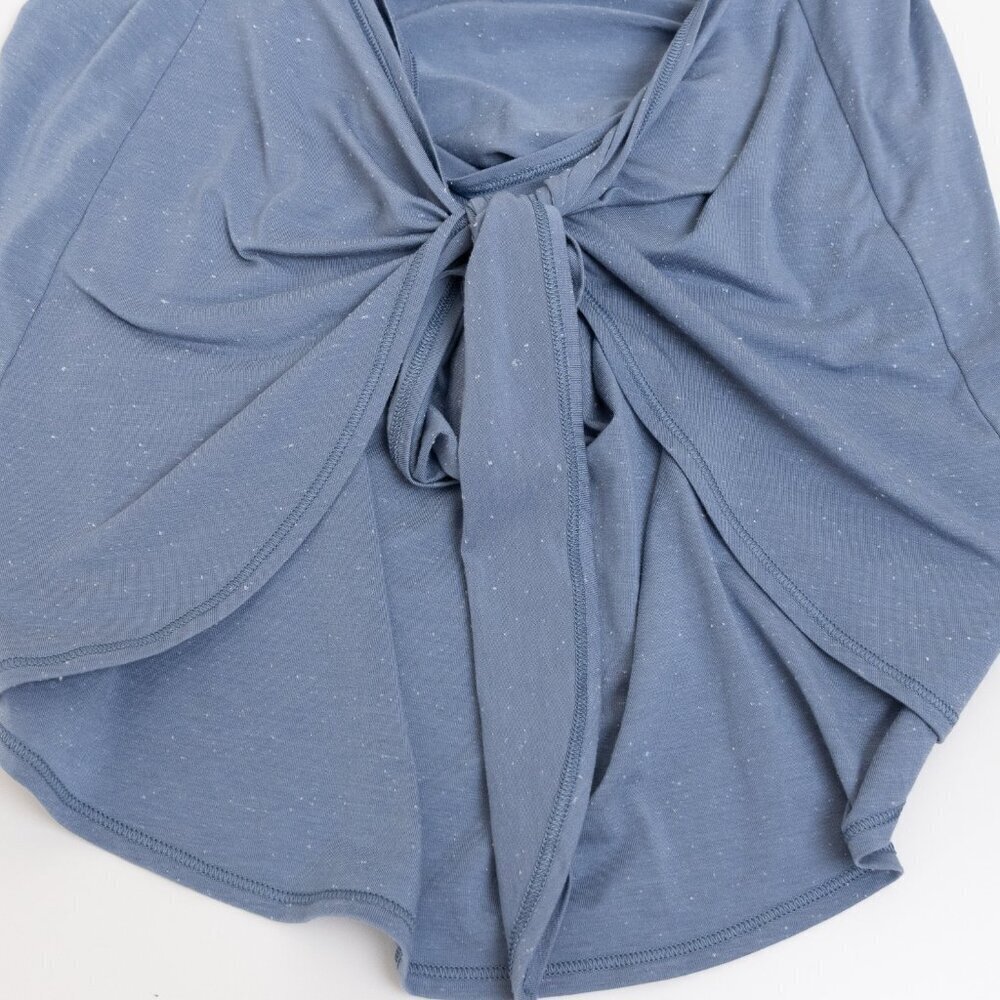 Lululemon Tied in Energy 2-in-1 Tank Top Tempest Blue Almost Blue Size 4 - Picture 11 of 12